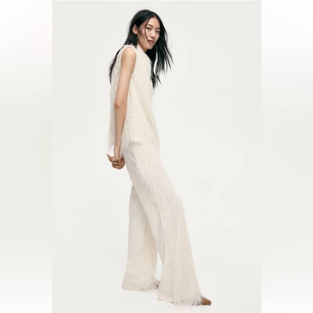 New H&M Fringe Pants - Picture 2 of 6